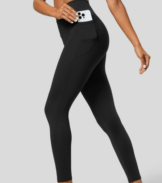 For the Mamas Crossover Pocket Plain Leggings