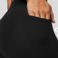 For the Mamas Crossover Pocket Plain Leggings