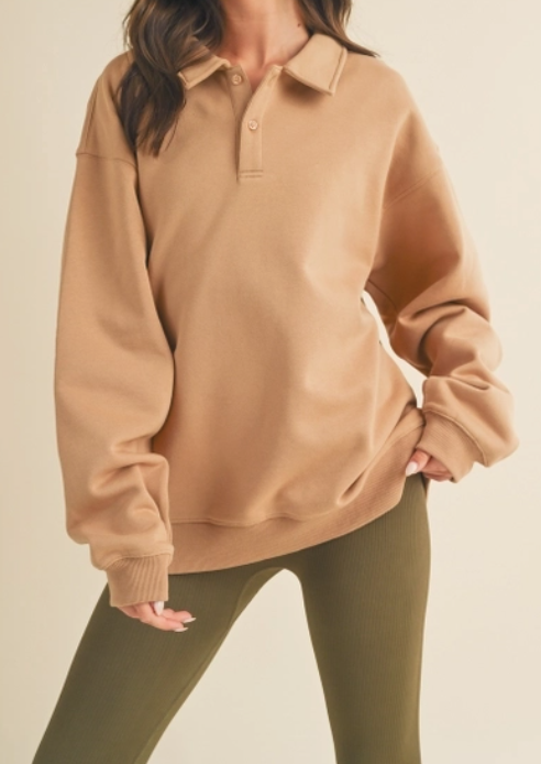 Oversized Fall Boyfriend Sweatshirt