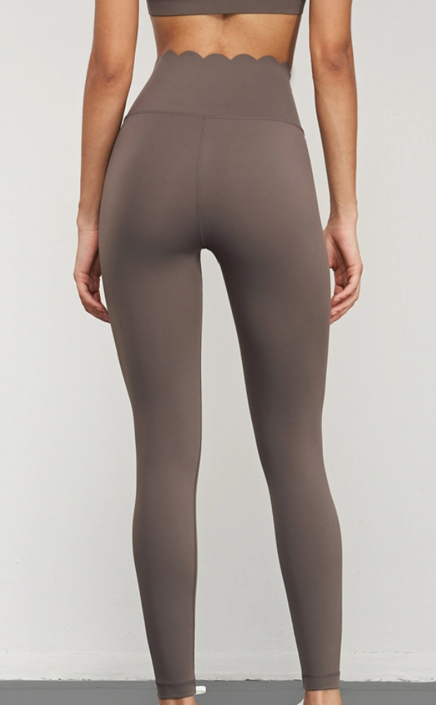 Alaia Activewear Scalloped Bra and Legging Sets