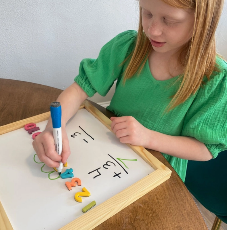 No Plastic! 200pc Confetti Foam Mod Magnetic Letters and Magnet Board