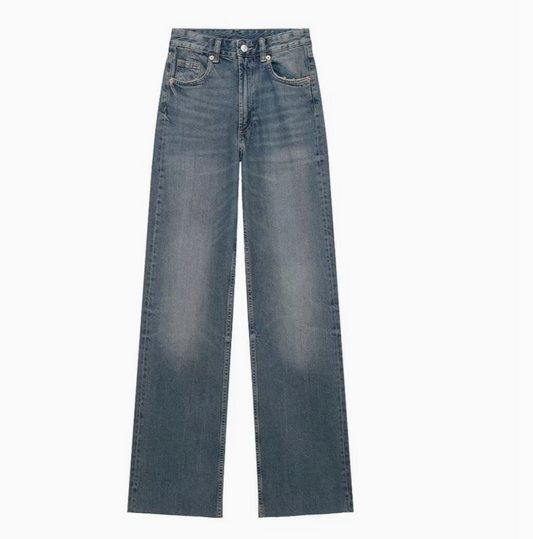 Vintage High Waist Wide Leg Jeans - 20% off