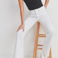 JBD Soft and Stretch White Bell Jeans