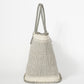 All The Essentials Large Woven Cotton Zip-Up Tote Bag