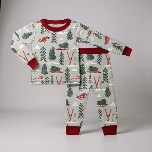 Bamboo Sled Jammies Set