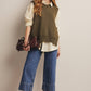 Sweater Side Tie Knit Vest