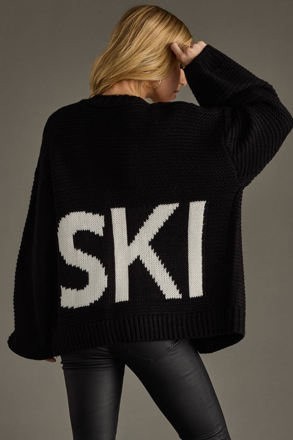 The Super Lounge Black Ski Knit Cardigan 20% OFF CODE WELOVESALES