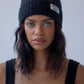 The Mohair Beanie - Midnight Black