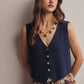 Button-Front Knit Vest Year Round Sweater Vest - 20% Off Code WELOVESALES