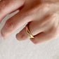 18k Gold Filled Faceted Band Ring