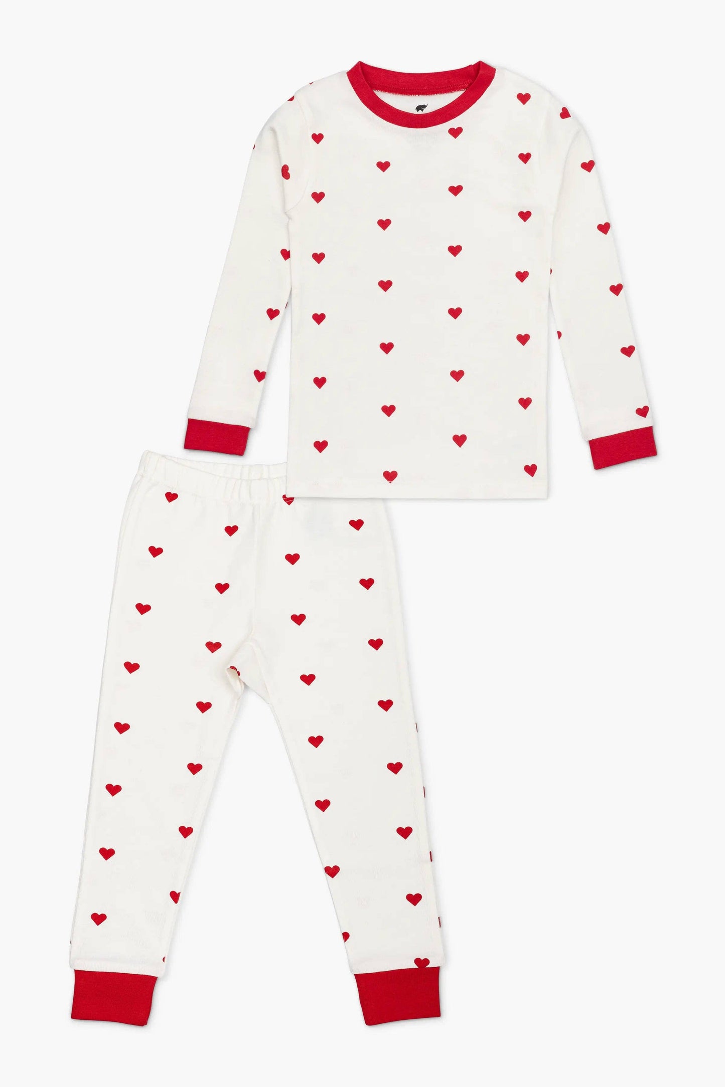 My Little Love Toddler/Kid Two-Piece Pajama Set_Tiny Hearts - Sale