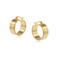 Gold Everyday Hoop Earrings - Charlotta