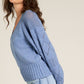 Long Sleeve V Neck Sweater 20% OFF WELOVESALES