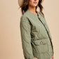 Comfiest Fall Quilted Field Coat