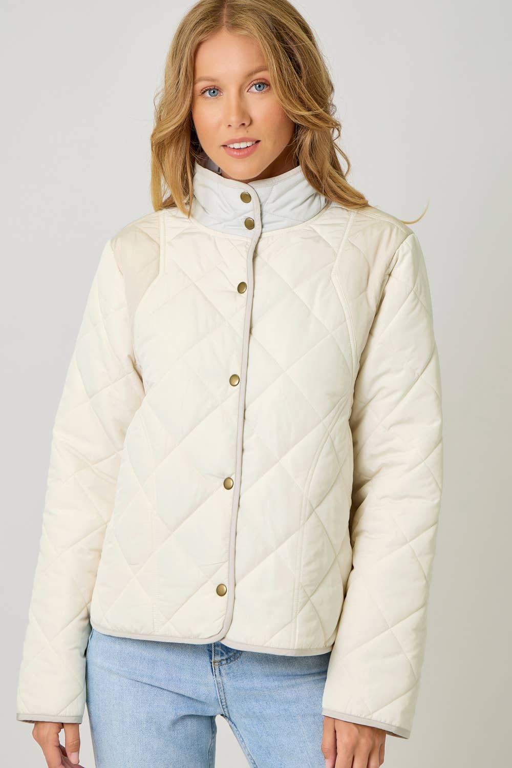 The Perfect Color Blocked Padded Jacket