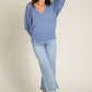 Long Sleeve V Neck Sweater 20% OFF WELOVESALES
