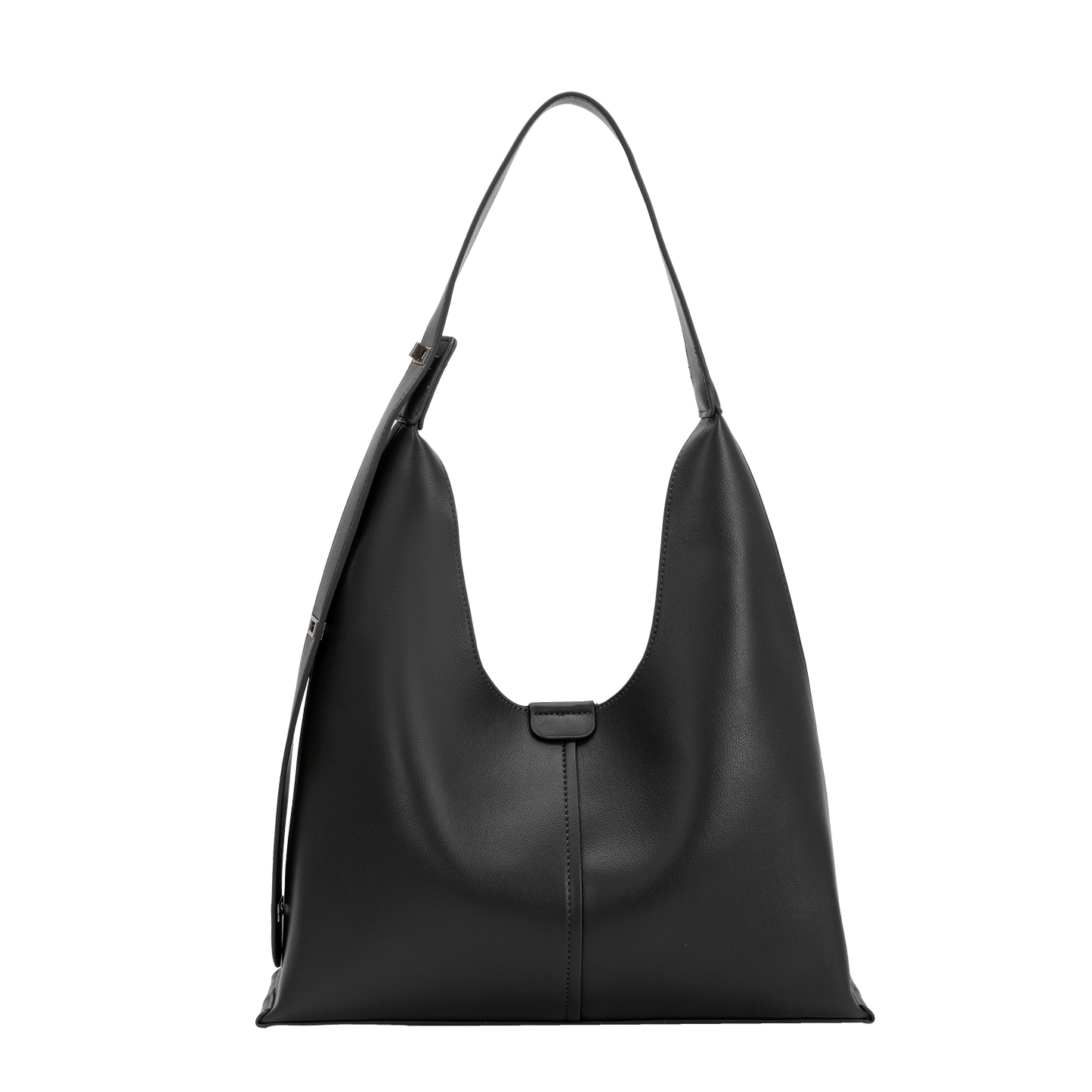 Carmen Black Recycled Vegan Shoulder Bag