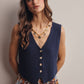 Button-Front Knit Vest Year Round Sweater Vest - 20% Off Code WELOVESALES
