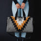 Large Hand Woven Aztec Weekender Duffel