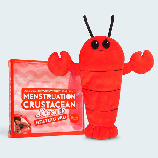 Menstruation Crustacean Lobster Heating Pad For Period Cramps & Muscle Pain