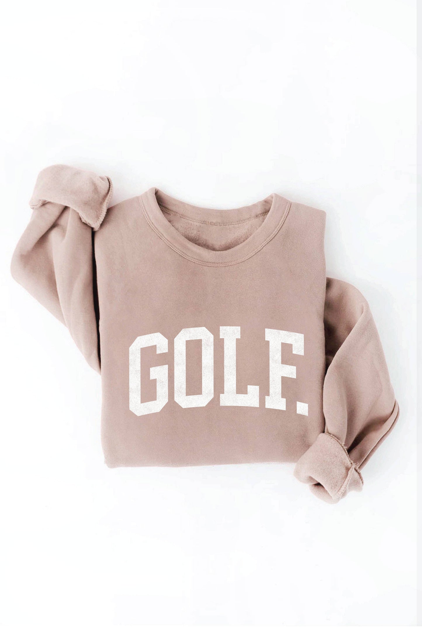 Pre-Shrunk Fleece Lined GOLF. Graphic Sweatshirt