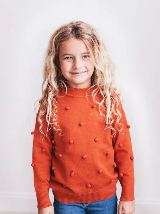 Geri Pom Pom Fall Sweater