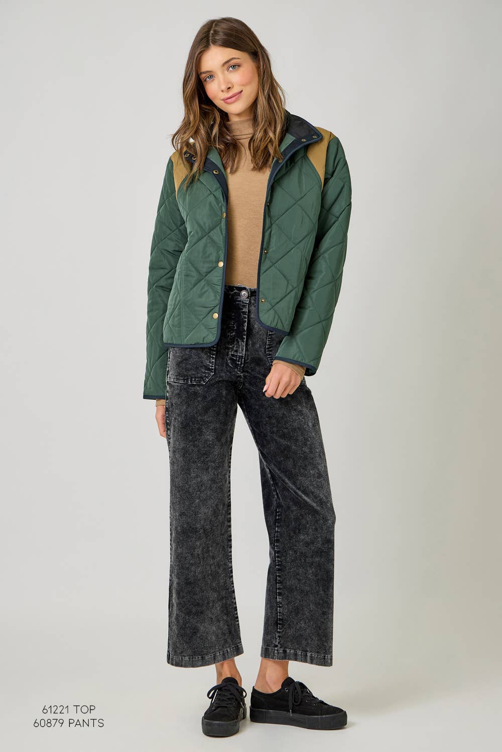 The Perfect Color Blocked Padded Jacket