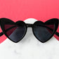 Toddler & Kid Valentines Day Heart Sunglasses - Black