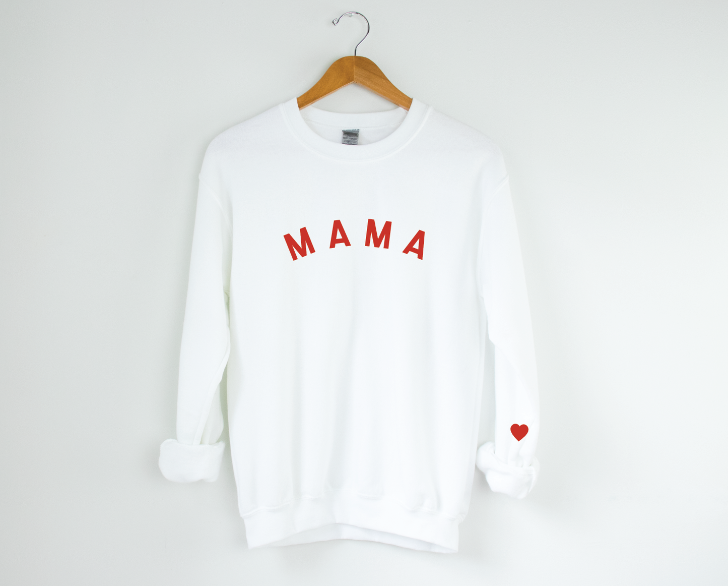 Mama (Heart on Sleeve) Womens Sweats and T's