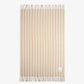 The Wool Stripe Throw - Pale Taupe Stripe