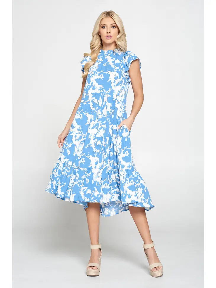 Abstract Spring and Summer Midi for The Mamas