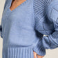 Long Sleeve V Neck Sweater 20% OFF WELOVESALES