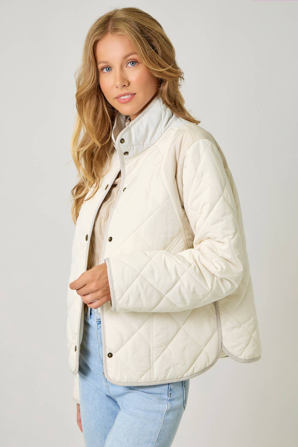 The Perfect Color Blocked Padded Jacket