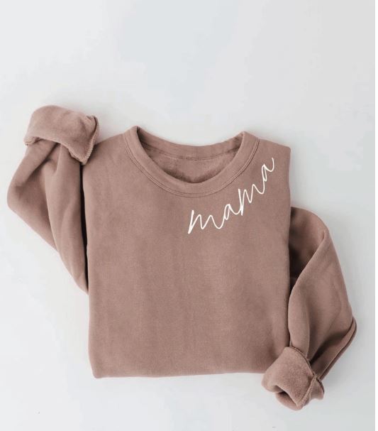 Graphic Fleece Sweatshirt for the Mamas