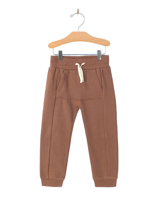 Kids Fleece Jogger - Brownie