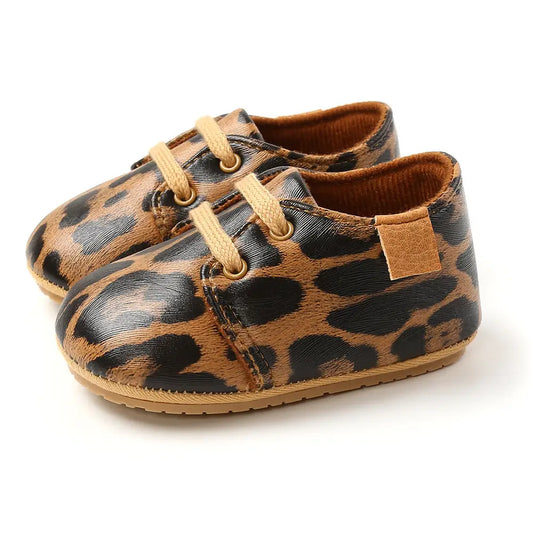 Lena Leather Cheetah Booties