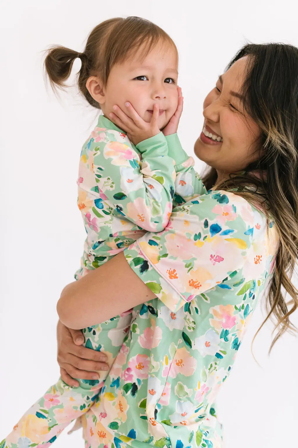 Brynn Baby Pajama in Watercolor Floral