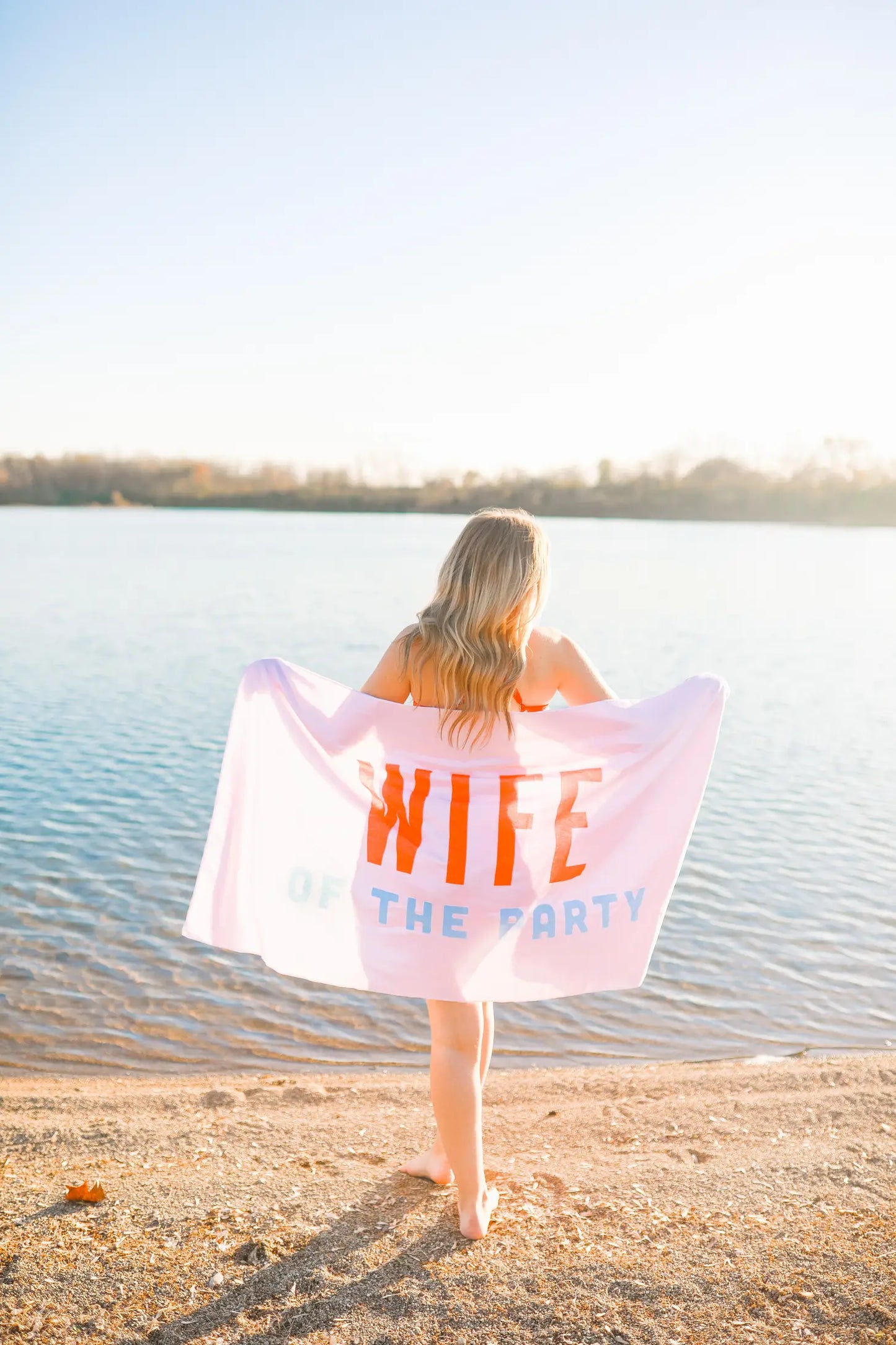 Wife of the Party Bachelorette Beach Towel